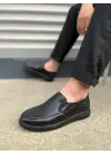 Omarı Siyah Klasik Stil Erkek Günlük Ayakkabı