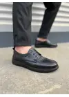 Omarı Şık Siyah Erkek Günlük Ayakkabı - Elegan ve Rahat Tasarım