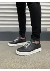 Omarı Siyah Cool Bağcıklı Erkek Günlük Spor Ayakkabı