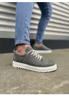 Omarı Cool Gri Keten Erkek Spor Ayakkabı