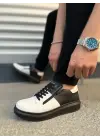 Modern Çizgili Spor Tabanlı Erkek Ayakkabı