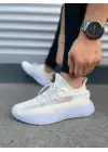 Modern Erkek Spor Ayakkabı - Beyaz