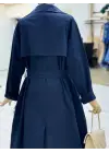 Bolero Detaylı Kemerli Araboy Trençkot -Laci