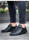 Modern Yüksek Taban Bağcıklı Erkek Ayakkabı