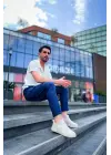 Modern Yüksek Taban Erkek Spor Ayakkabı