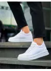 Modern Beyaz Rugan Spor Ayakkabı