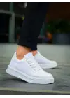 Modern Beyaz Rugan Spor Ayakkabı