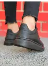 Omarı Günlük Bağcıklı Kömür Renkli Erkek Ayakkabısı