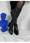 Modern Cilt Troklu Kadın Çizme