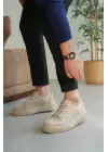 Modern Bej Süet Erkek Ayakkabı