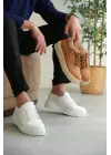 Modern Beyaz Cilt Erkek Ayakkabı
