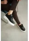 Modern Siyah Cilt Erkek Ayakkabı