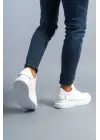 Omarı Beyaz Crocodile Günlük Erkek Ayakkabı