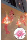 Omarı Dekoratif Led Flamingo Işık Zinciri - 1,5 Metre