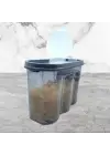 Omarı Pratik ve Kullanışlı Ölçekli Erzak Saklama Kabı - 1,2 Litre