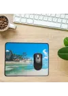 Omarı Manzara Ada Desenli Mouse Pad - 25x32 cm Boyutunda