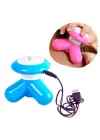 BUFFER® 3 Başlıklı Titreşimli USB Şarjlı Mini El Masaj Aleti