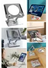 Omarı Derece Dönebilen Yükseltilmiş Tablet Standı