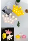 Omarı 3D Kraliçe Tacı Modeli Lamba