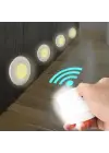 Omarı 3lü Uzaktan Kumandalı Kablosuz Led Spot Lambalar