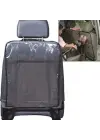 BUFFER® Araç içi Oto Koltuk Arkası Koruyucu Set Kılıf Ayak İzi Koruma Kılıfı