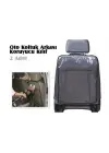 BUFFER® Araç içi Oto Koltuk Arkası Koruyucu Set Kılıf Ayak İzi Koruma Kılıfı