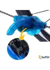 BUFFER® Bisiklet Zincir Dişlisi Koruyucu Pas Sökücü Temizleme Fırçası Aparatı Bakım Seti 4 Parça