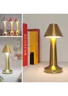 Omarı Dokunmatik LED Masa Lambası Gold Renkli