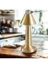Omarı Dokunmatik LED Masa Lambası Gold Renkli
