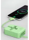 Omarı Kompakt ve Pratik 3ü 1 Arada USB Şarj Kablosu