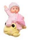 Omarı Sevimli Pembe Bebek Biblo - Polyester Süs Eşyası