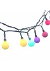 Omarı Renk Değiştiren Minik Toplarla Süslenmiş 40 Ledli Dekoratif Dolama Işık