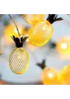 Omarı Dekoratif Pilli Ananas Şerit Led Işık (1 Metre)