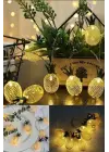 Omarı Dekoratif Pilli Ananas Şerit Led Işık (1 Metre)