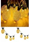 Omarı Dekoratif Pilli Ananas Şerit Led Işık (1 Metre)