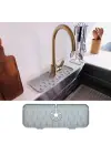 Omarı Sıçrama Koruma Matı Lavabo Musluk Sapı Tutucusu