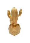 Omarı Sevimli Kaktüs Dekoratif Led Masa Lambası - Gold
