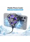 BUFFER® Manyetik Telefon ve Tablet Soğutucu – Güçlü Sessiz Fanlı, Hızlı Isı Dağıtıcı Mobil Cihaz Soğutma Aparatı S25 Radiator