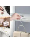 Omarı Pratik Masaya Takılabilir Çanta Askısı - Metal Çanta Kanca