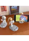 Omarı Mobil Cihazlar İçin Astronot Modeli Tutucu Stand