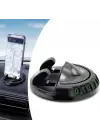 BUFFER® Numaratörlü Güçlü Yapışkanlı 360 Derece Dönebilen Su Geçirmez Araç İçi Telefon Tutucu Plastik Aparat