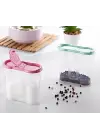 Omarı Pratik Plastik Kapaklı Baharat Saklama Kutusu