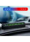 Omarı Fosforlu Araç İçi Telefon Numarası Numaralık