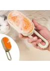 BUFFER®  Saplı Su Püskürtmeli Kedi Köpek Fırçası Masaj Etkili Tüy Toplama Tarağı