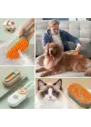 BUFFER®  Saplı Su Püskürtmeli Kedi Köpek Fırçası Masaj Etkili Tüy Toplama Tarağı