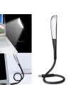 Omarı Dokunmatik USB Girişli 14 Ledli Masa Lambası Siyah