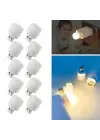 BUFFER® USB Mini Top LED 10’lu Aydınlatma Seti – Sıcak Renkli Gece Lambası, Enerji Tasarruflu Mikro LED Işıklar