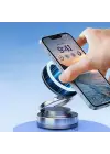 BUFFER® Vakumlu Manyetik Telefon Tutucu – Güçlü Vakum 360° Döner Araç İçi Telefon Standı, Ultra Sabit Manyetik Destekli Mobil Cihaz Aparatı