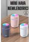 Buharlı Hava Nemlendirici Aromaterapi Renk Değiştirilebilir