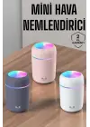 Buharlı Hava Nemlendirici Aromaterapi Renk Değiştirilebilir